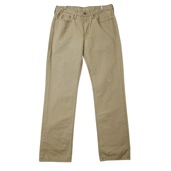 Levi's 514 Straight Fit Jeans Tan, Size Mens 34X34, PRE-OWNED - Picture 2 of 11